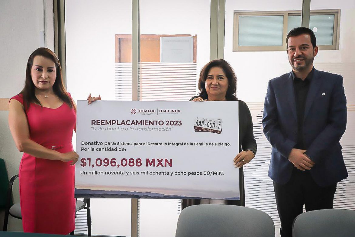 Secretaría de Hacienda realiza una donación de más de $1 millón al DIFH.