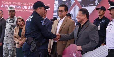 Más de 300 millones invertidos en seguridad pública en el estado de Hidalgo.