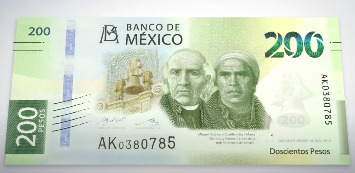 Banxico presenta nuevo billete de 200 pesos