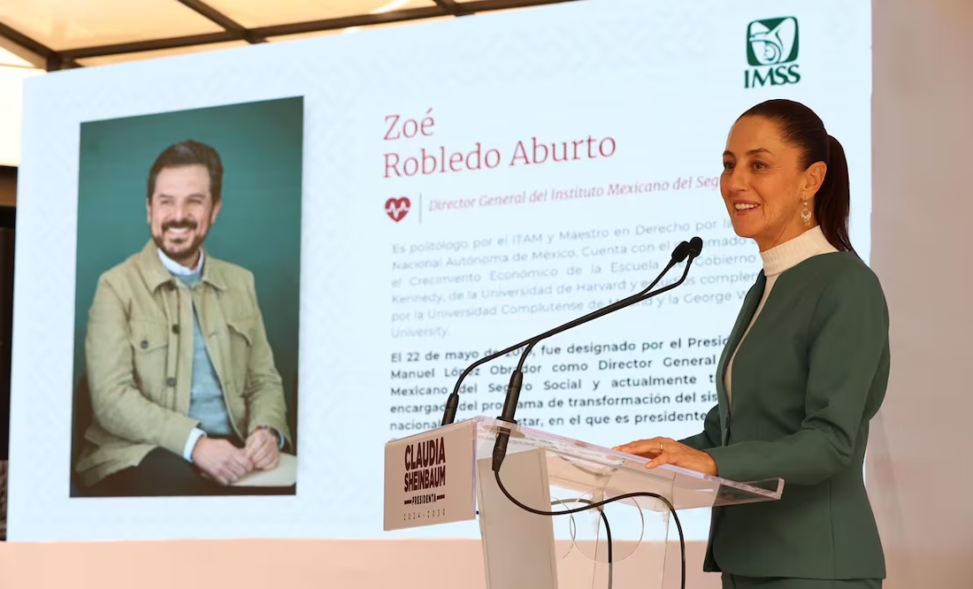 Zoé Robledo Aburto continuará al frente del IMSS durante la próxima administración de Claudia Sheinbaum
