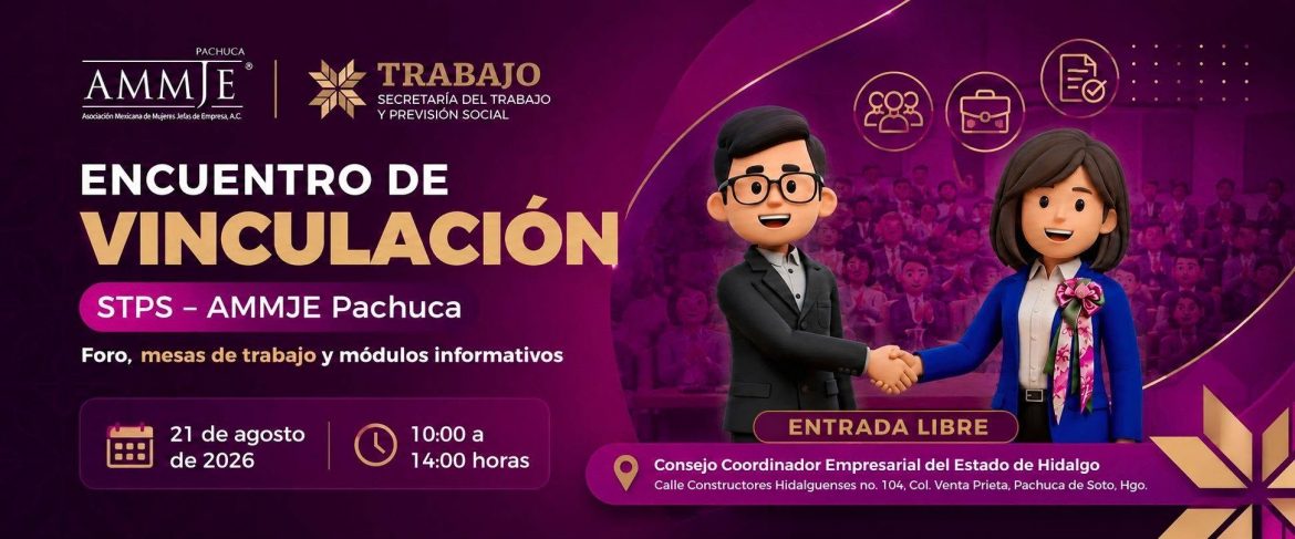 Empresarias y Secretaría del Trabajo realizarán encuentro para impulsar el desarrollo laboral en Hidalgo