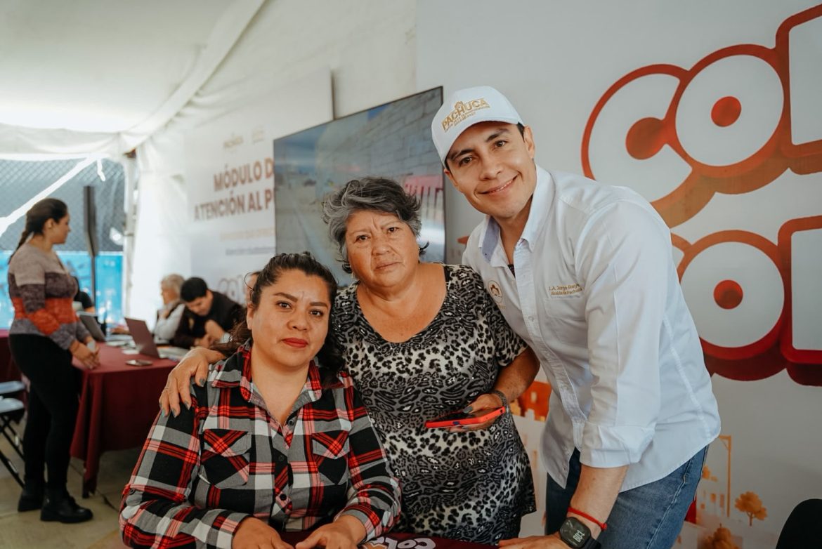 Gobierno de Pachuca lleva atención a colonias y supera las 2 mil 500 atenciones
